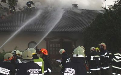 04.08.2013 Wohnhausbrand in Aurach