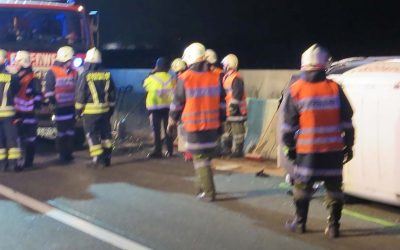 14.12.2015 Verkehrsunfall auf der Autobahn A1