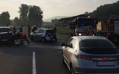 26.09.2016 Verkehrsunfall B145 Höhe Prehofer