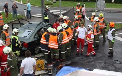 27.07.2014 Verkehrsunfall Himmelreichkreuzung