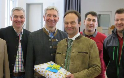 Bürgermeister Peter Harringer feiert seinen 50. Geburtstag