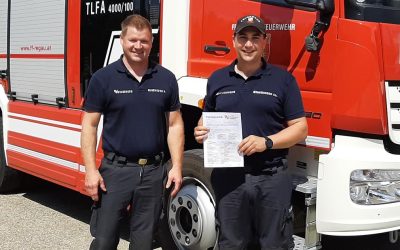 21.05.2022 Feuerwehr C-Führerscheinprüfung erfolgreich bestanden