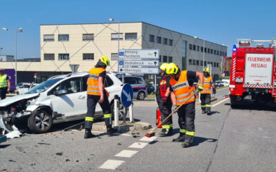 17.08.2023 Verkehrsunfall Aufräumarbeiten