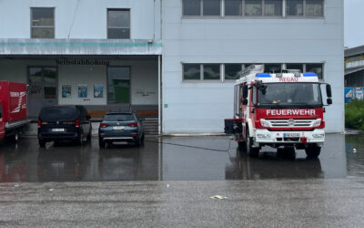 28.05.2024 Wasserschaden in der Telefunkenstraße in Vöcklabruck