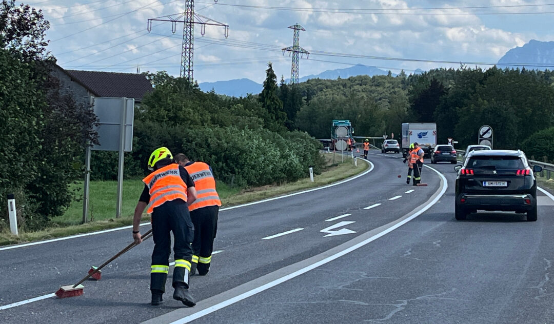09.08.2024 LKW verlor Ladegut