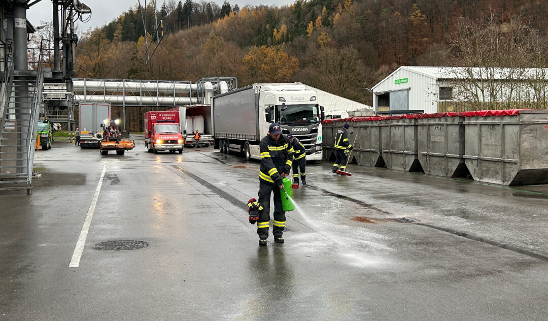 26.11.2024 Dieselspur im Betriebsgelände