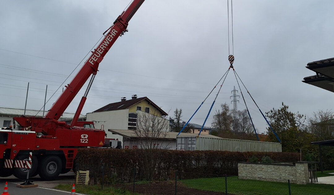 31.10.2024 Lagercontainer umgestellt