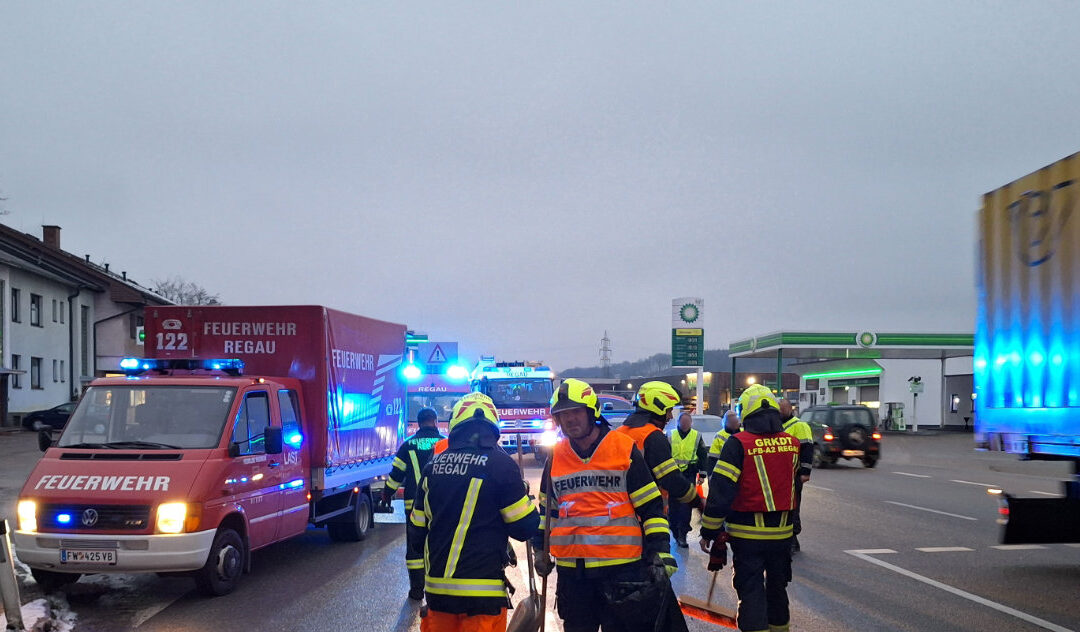 17.01.2025 Aufräumarbeiten nach Verkehrsunfall