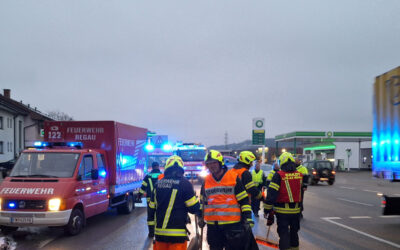 17.01.2025 Aufräumarbeiten nach Verkehrsunfall