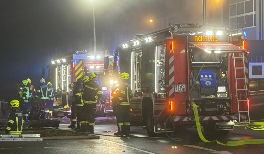 29.12.2025 Brand KFZ-Werkstatt