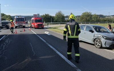 24.08.2026 Aufräumarbeiten nach Verkehrsunfall
